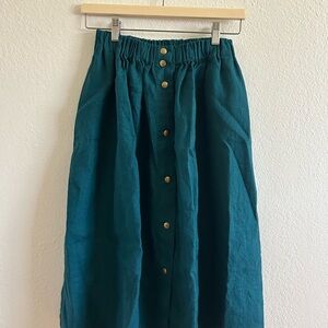 NotPerfect Linen Marseille Skirt BRAND NEW